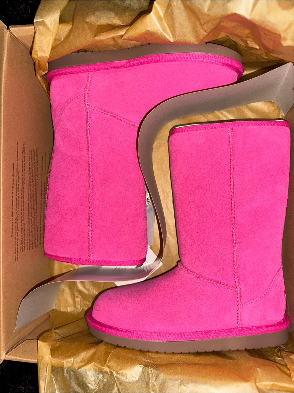 UGG Hot Pink Classic Suede Boot NWT